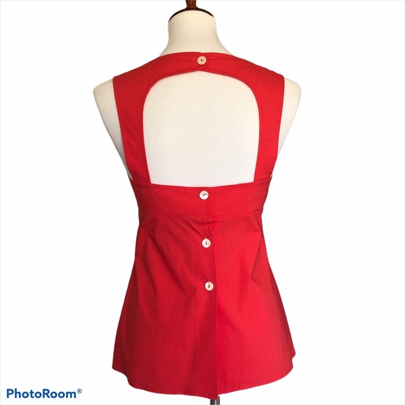 Trina Turk Coral Halter w/ Bow - Picture 2 of 6